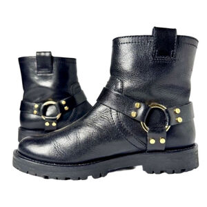 Tory Burch Ronnie Moto Boots Size 8.5M